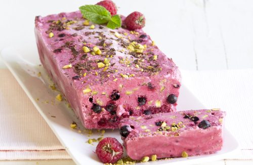 Raspberry cassata loaf