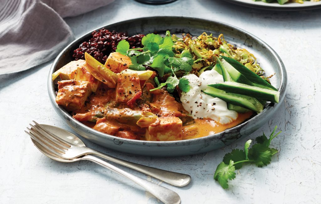 Rich tomato tofu curry Rich tomato tofu curry