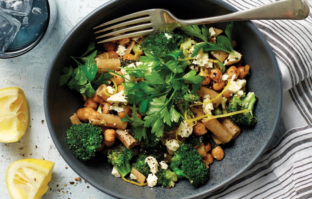 Rigatoni with broccoli and feta Rigatoni with broccoli and feta