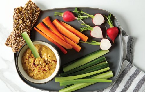 Savoury peanut dip