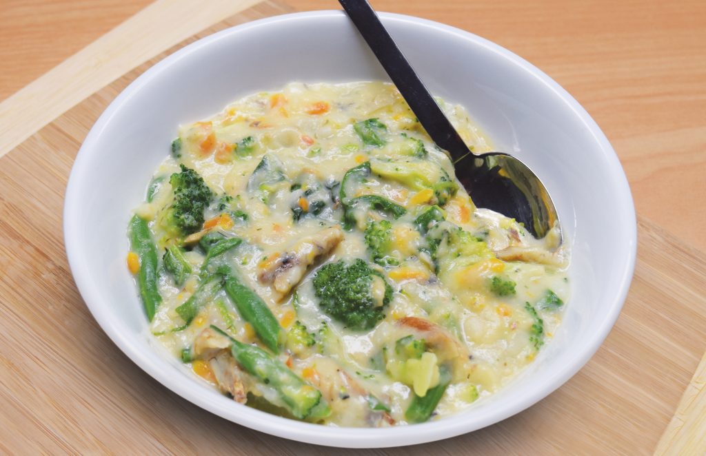 Seafood and vege chowder Seafood and vege chowder