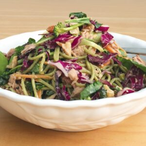 Soba noodle salad