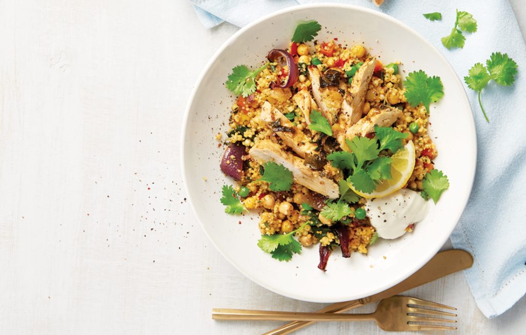 Spiced chicken with couscous Spiced chicken with couscous