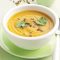 Spiced pumpkin soup with roasted pumpkin seeds