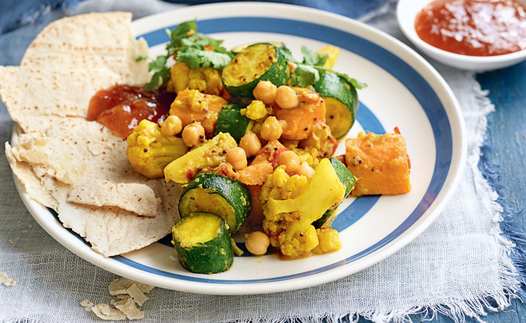 Spiced vegetables and chickpeas Spiced vegetables and chickpeas