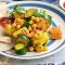 Spiced vegetables and chickpeas