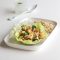Spicy chicken and eggplant in lettuce cups