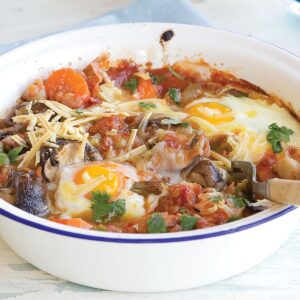 Spicy chickpea eggs