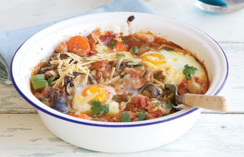 Spicy chickpea eggs
