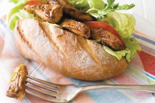 Sticky zinger chicken