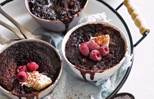 Saucy chocolate pudding