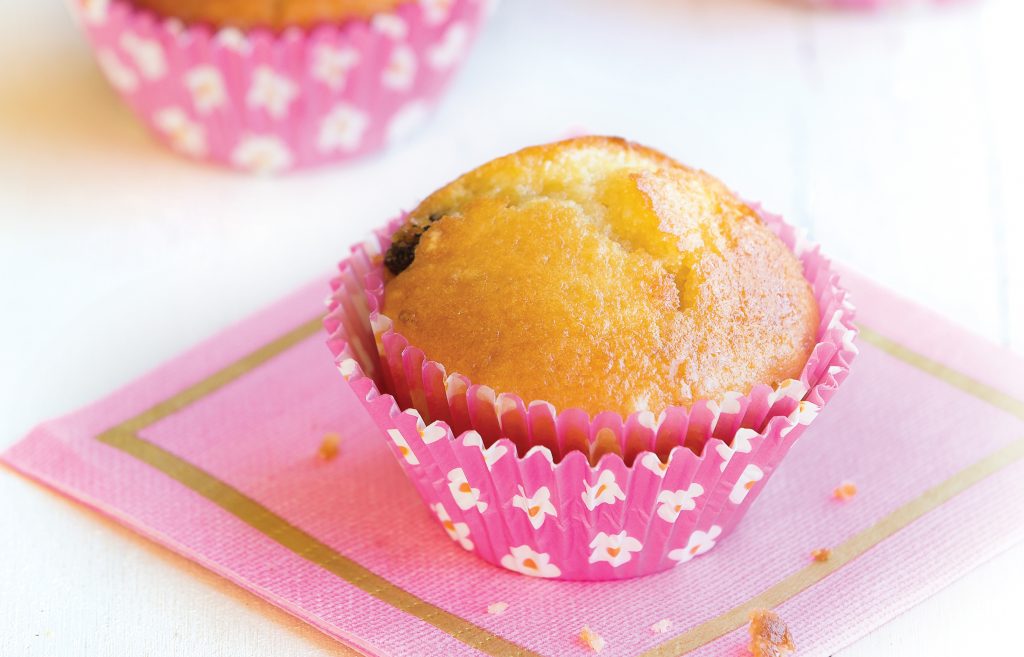 Sultana, almond and lemon muffins Sultana, almond and lemon muffins