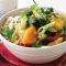 Thai yellow chicken curry with coconut rice