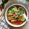 Tom yum with tempeh
