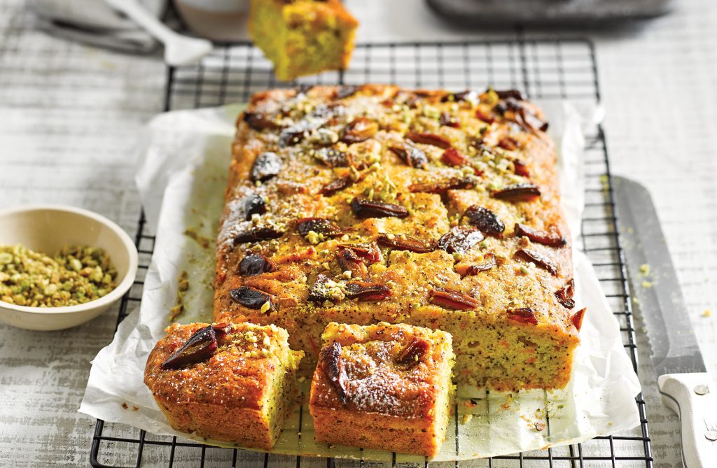 Turmeric and lemon parsnip cake
