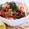 Turkey, green bean and rainbow veges stir-fry