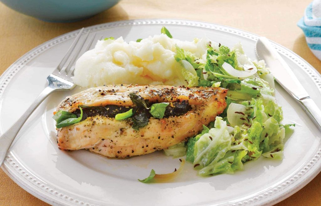Tuscan chicken with black pudding Tuscan chicken with black pudding