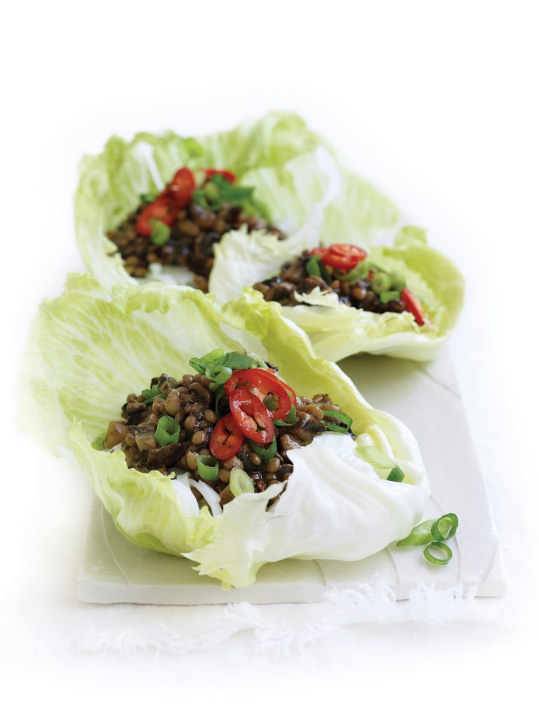 Vegetarian san choy bau