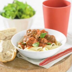 Italian meatballs in tomato sauce