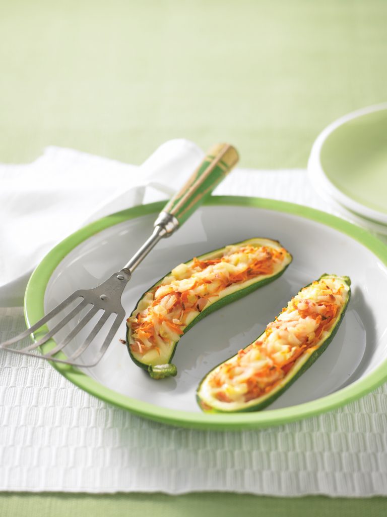 Cheesy courgette boats Cheesy courgette boats
