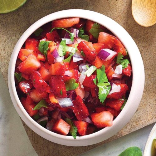 Sassy strawberry salsa