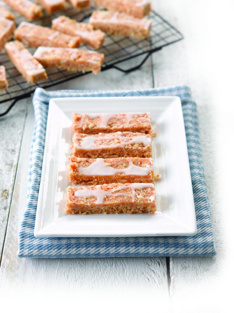 Almond, coconut and lemon slice Almond, coconut and lemon slice