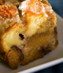 Apple bread pudding