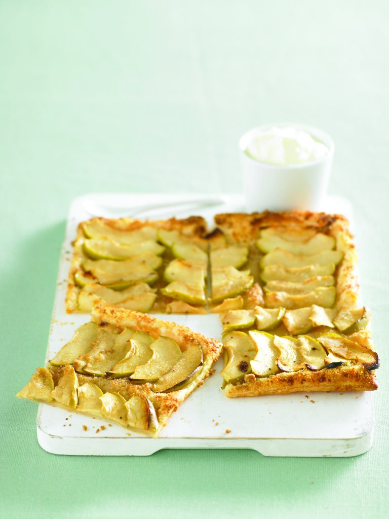Apple and almond galette Apple and almond galette