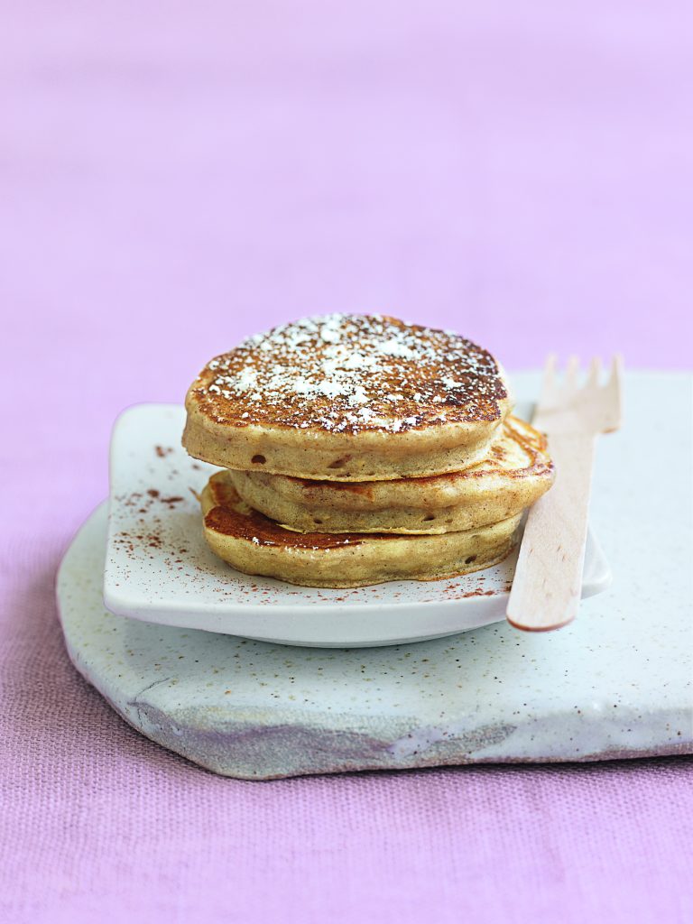 Apple and cinnamon pikelets