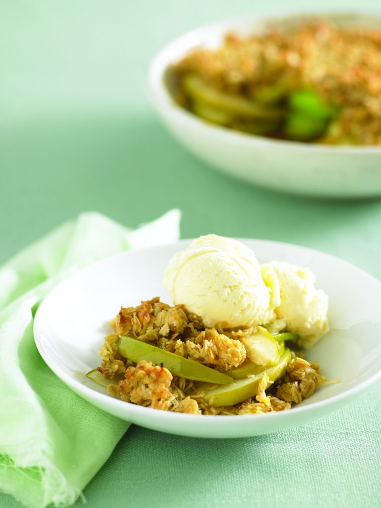 Apple and coconut crumble Apple and coconut crumble
