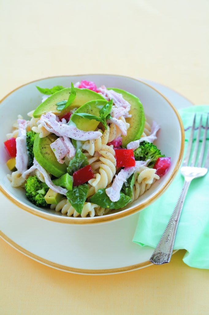 Avocado and smoked chicken pasta Avocado and smoked chicken pasta