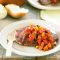 BBQ steaks with caponata