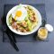 Bacon and egg hangover salad