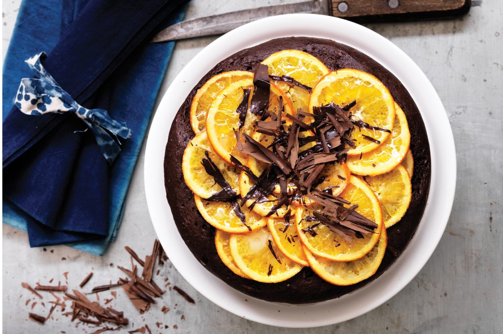 Baked ricotta, chocolate and orange cake Baked ricotta, chocolate and orange cake