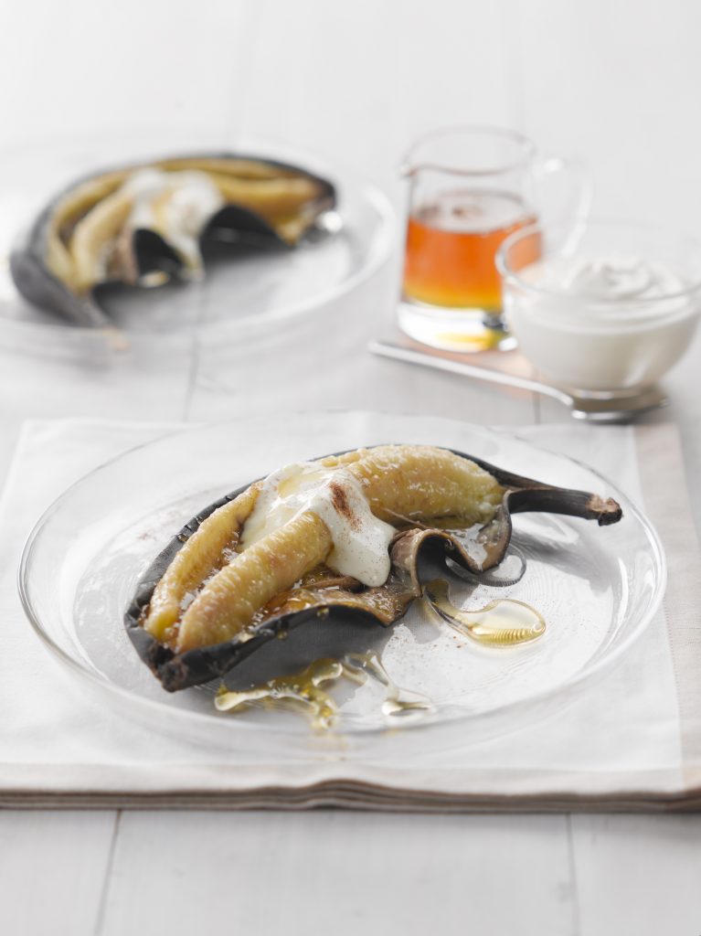 Baked bananas with honey Baked bananas with honey