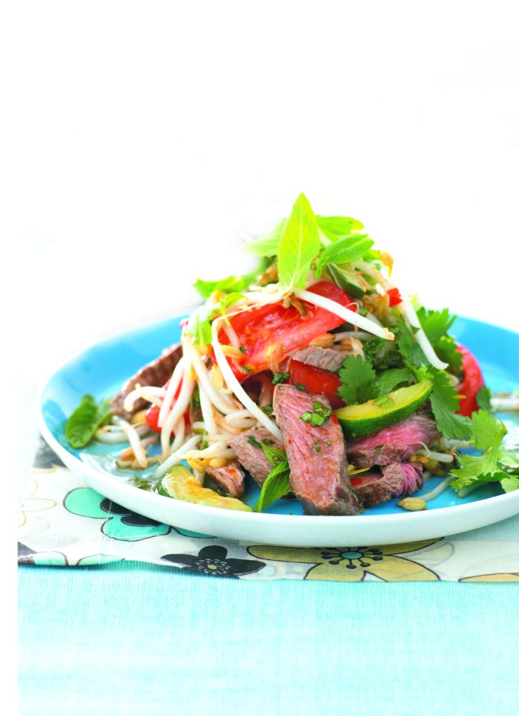 Barbecue lamb salad Barbecue lamb salad