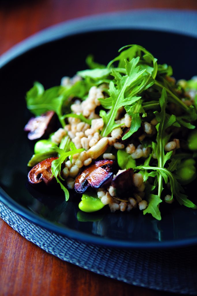 Barley and mushroom salad Barley and mushroom salad