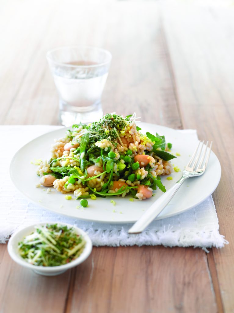 Bean, pea and lemon risotto Bean, pea and lemon risotto