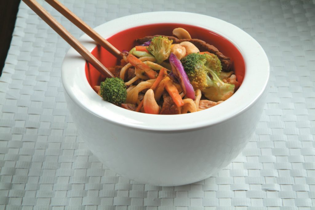 Beef and cashew stir-fry Beef and cashew stir-fry