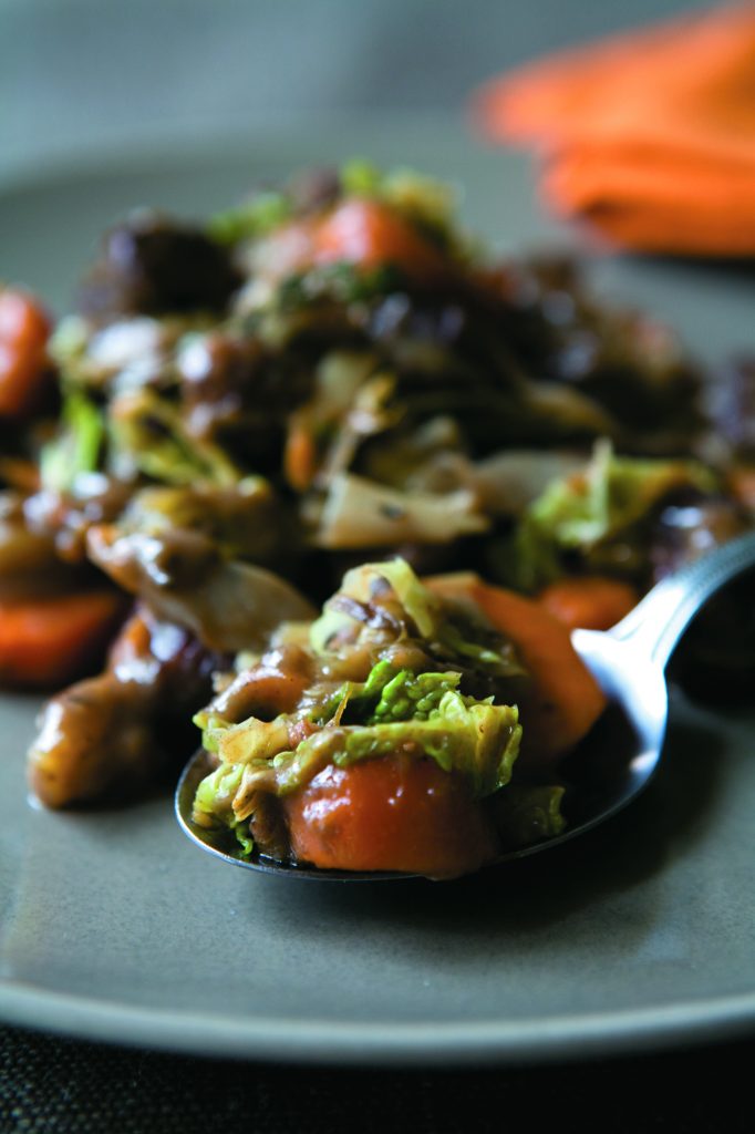 Beef and thyme casserole