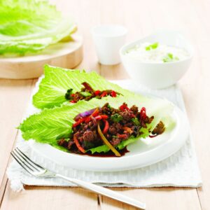 Beef san choy bau