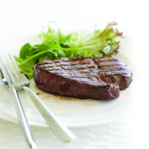 Beef steak with simple marinade