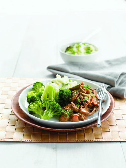 Beef stroganoff