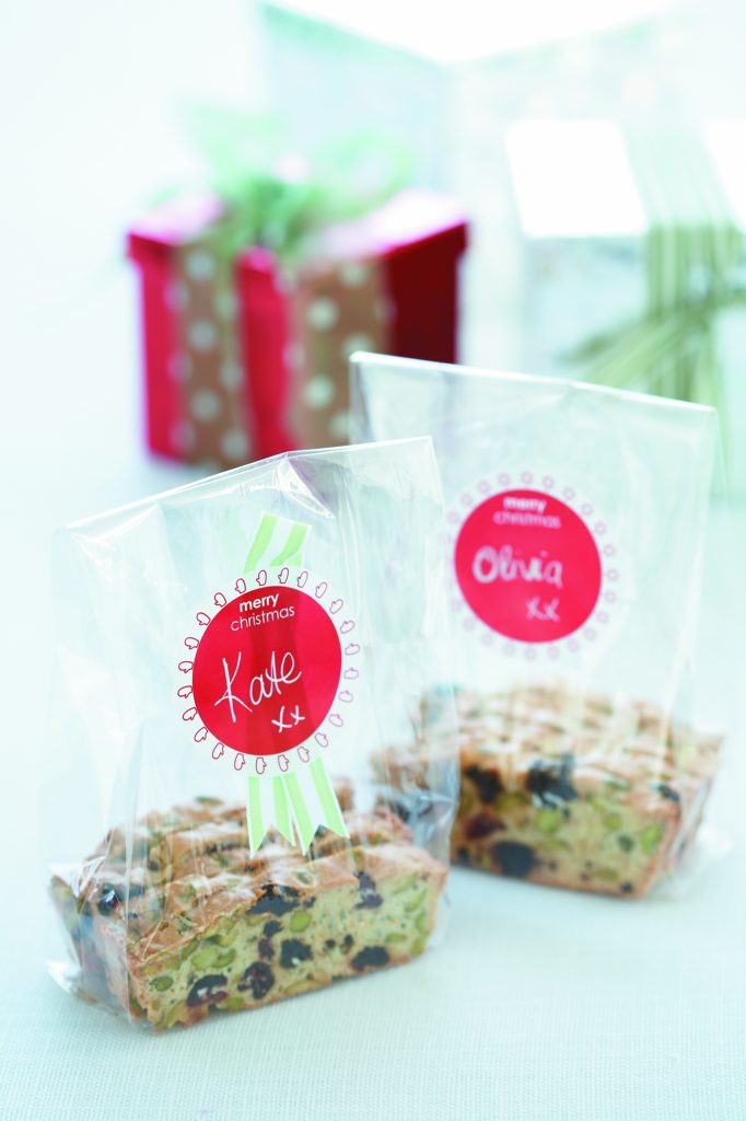 Berry and pistachio biscotti