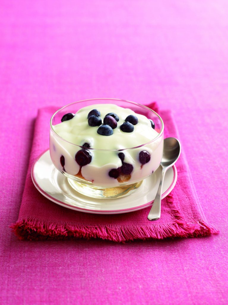 Blueberry and orange trifle Blueberry and orange trifle