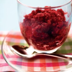 Boysenberry granita
