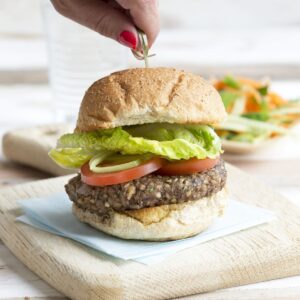 Buckwheat and mushroom burgers