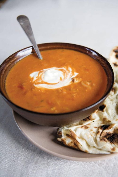 Butter chicken soup