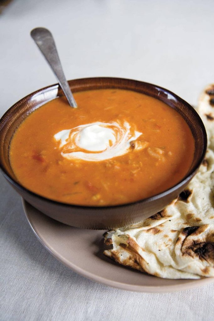 Butter chicken soup Butter chicken soup