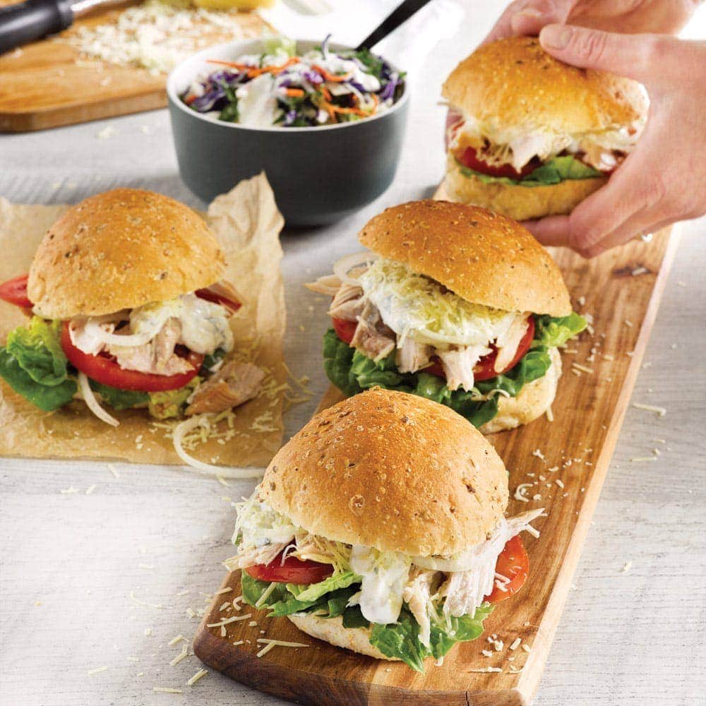 Caesar turkey burgers Caesar turkey burgers